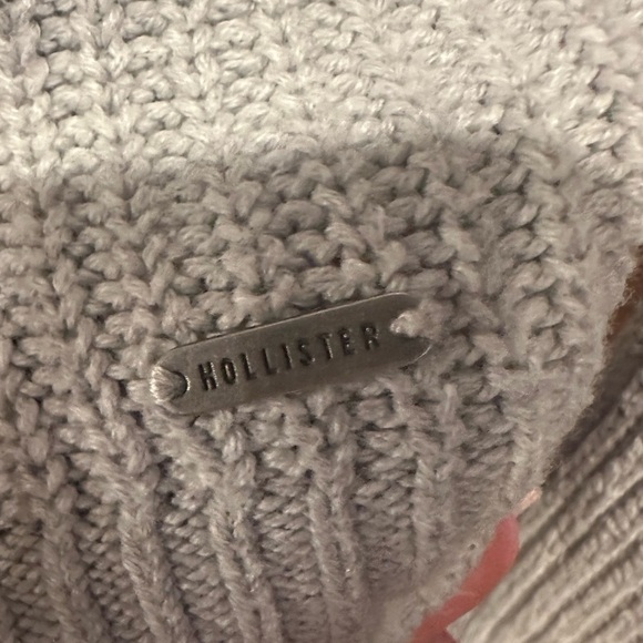 Hollister Crop Sweater Pale Blue Size Small - Picture 4 of 5